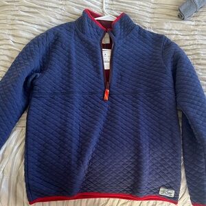 Brand new Crewcuts Reversible half zip size large